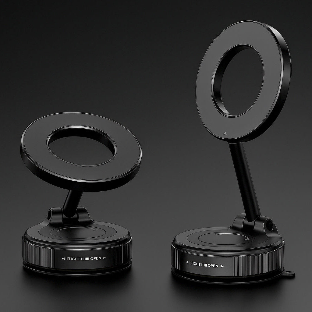 STICKO – Suport Telefon Magnetic cu Fixare prin Absorbție